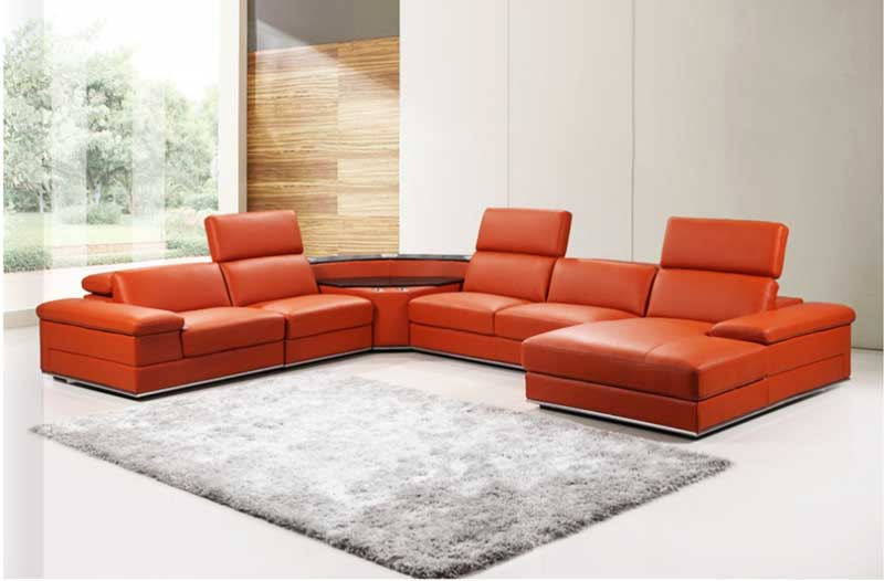 orange furniture set